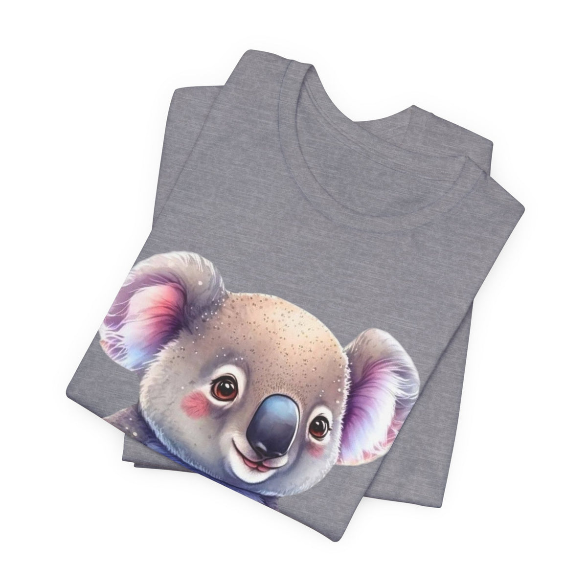 Cute Koala Graphic Tee — Adorable Baby Koala with Flowers T-Shirt