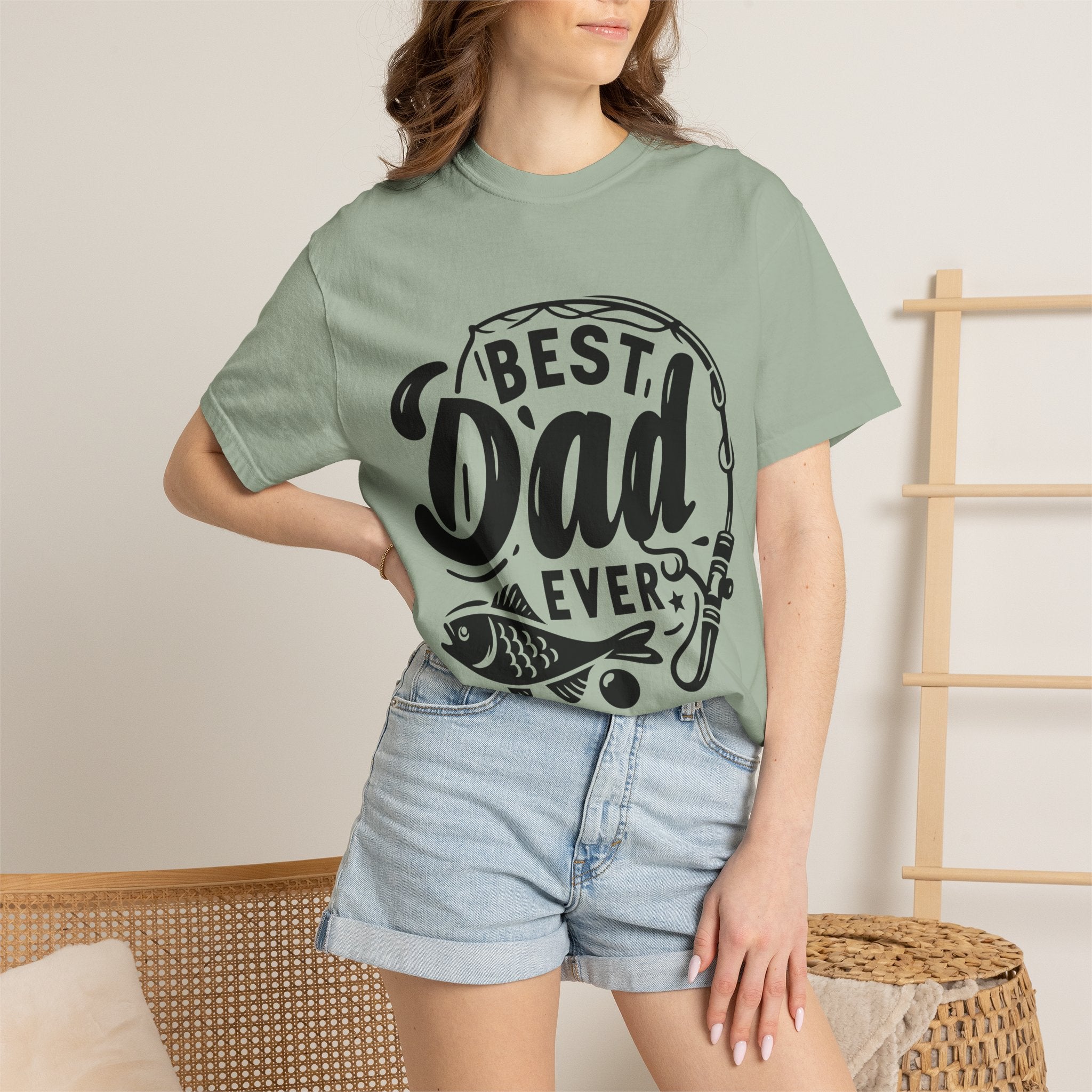 Best Dad Ever Fishing T-Shirt — Father’s Day Gift Tee