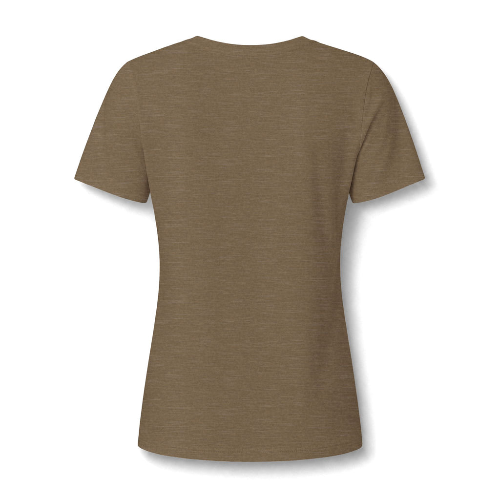 Mom V-Neck Tee — Leopard Heart & Butterflies Mother's Day Shirt