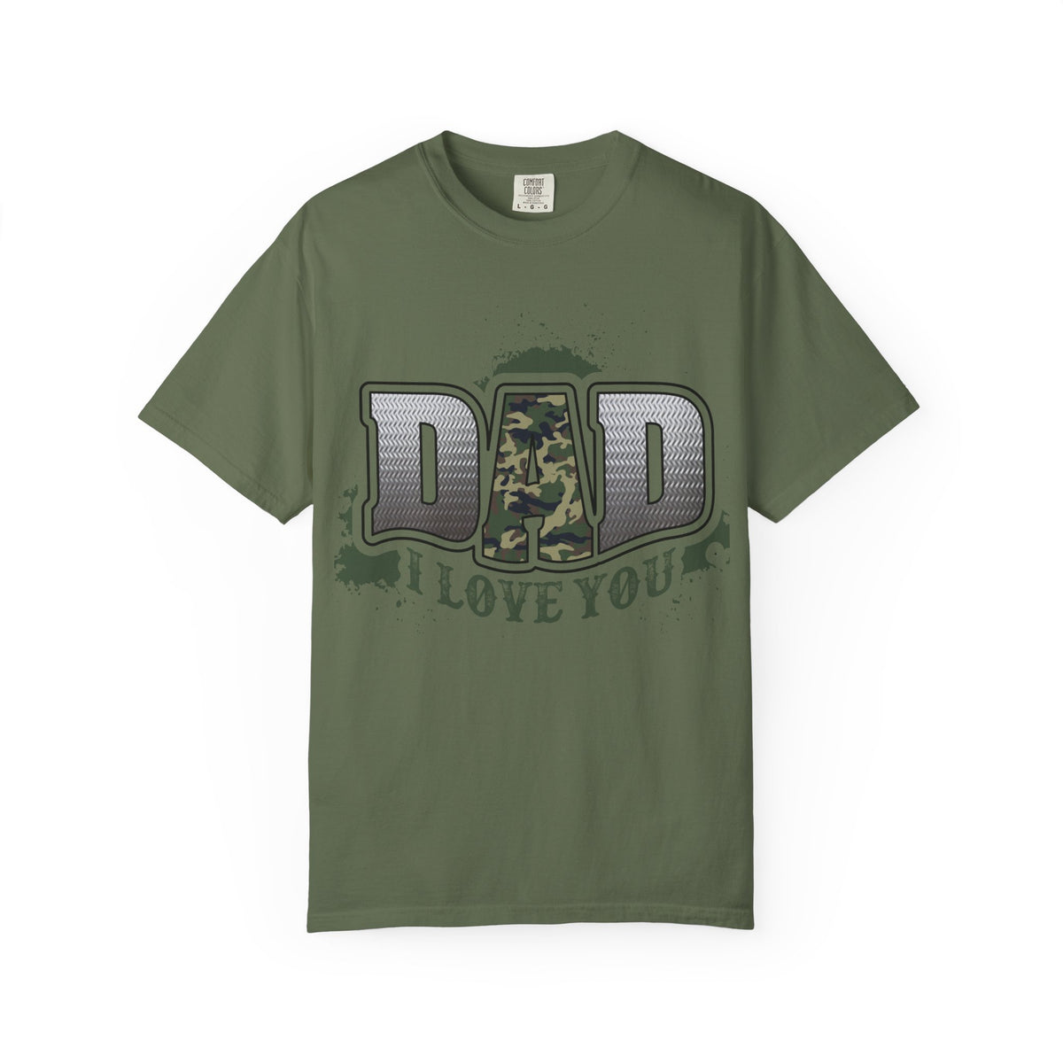 Dad I Love You Camo Graphic T-Shirt