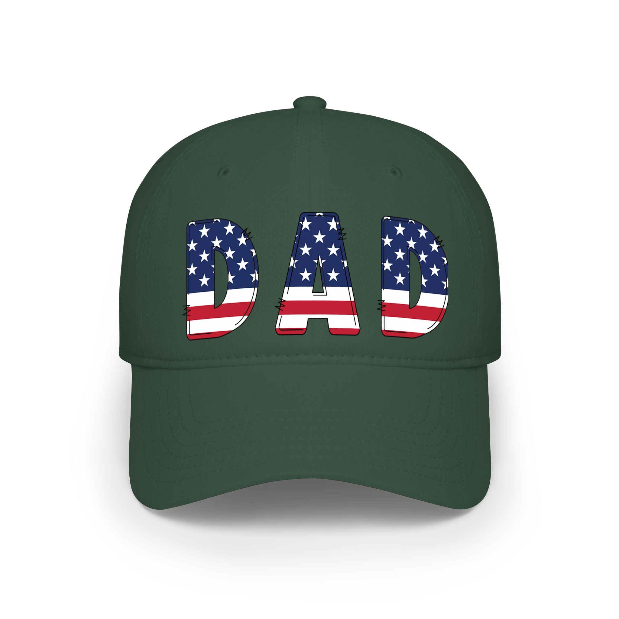 Dad Baseball Cap — American Flag Patriotic Dad Hat for Father’s Day & 4th of July