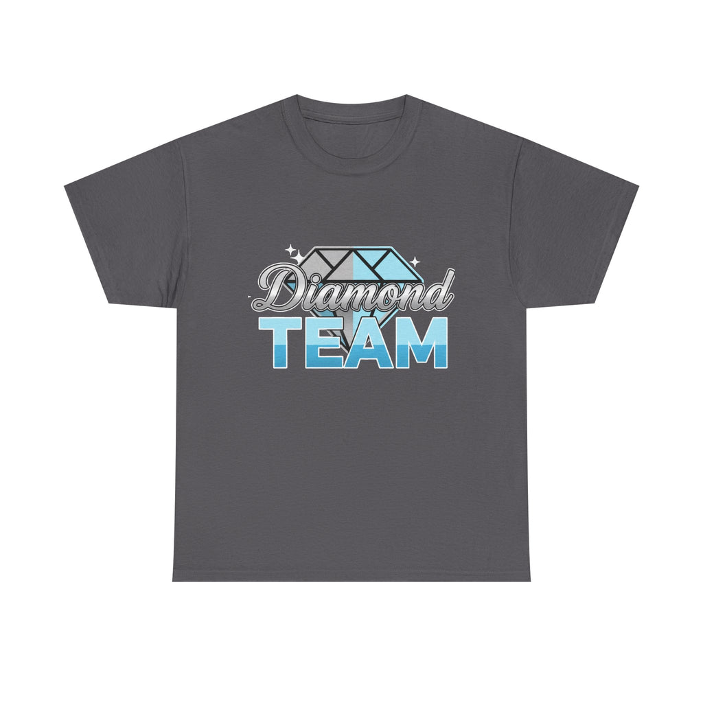 Diamond Team T-Shirt — Blue Gem Graphic Tee
