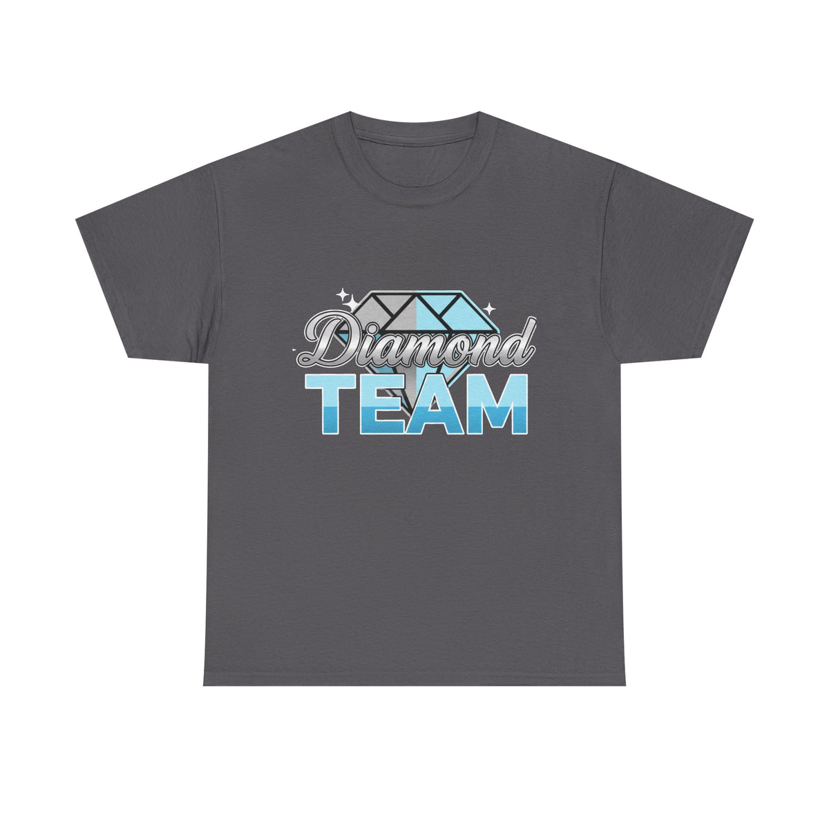 Diamond Team T-Shirt — Blue Gem Graphic Tee