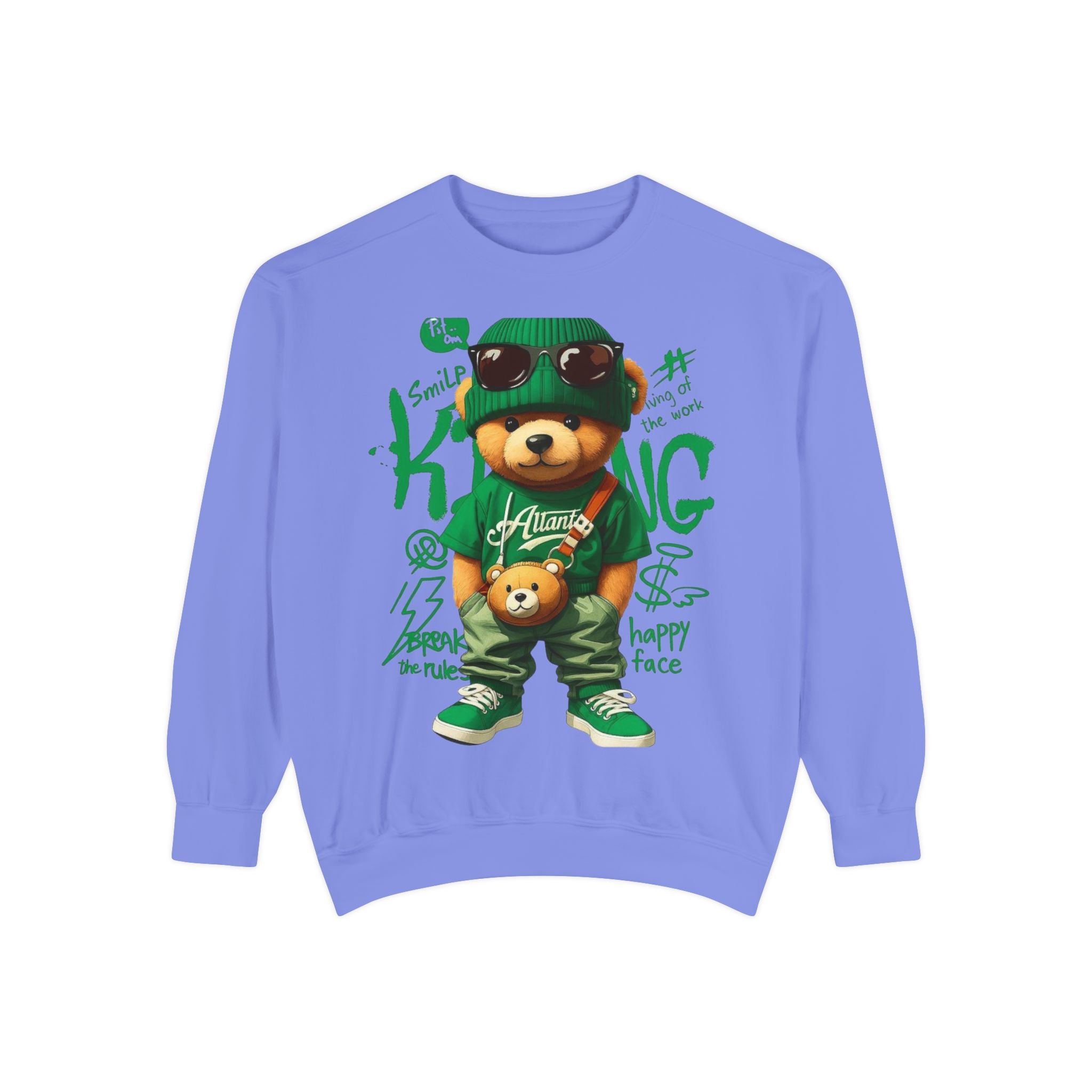 Bear Graphic Cotton Sweatshirt