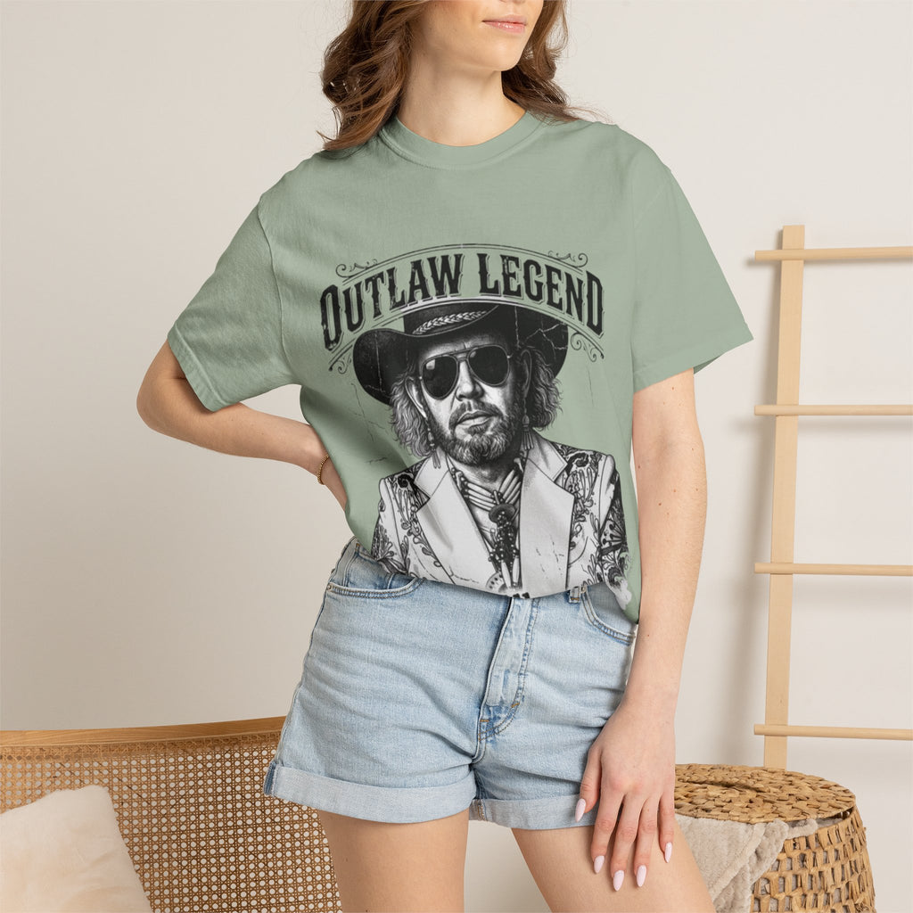 Outlaw Legend Tribute T-Shirt — David Allan Coe Memorial Graphic Tee