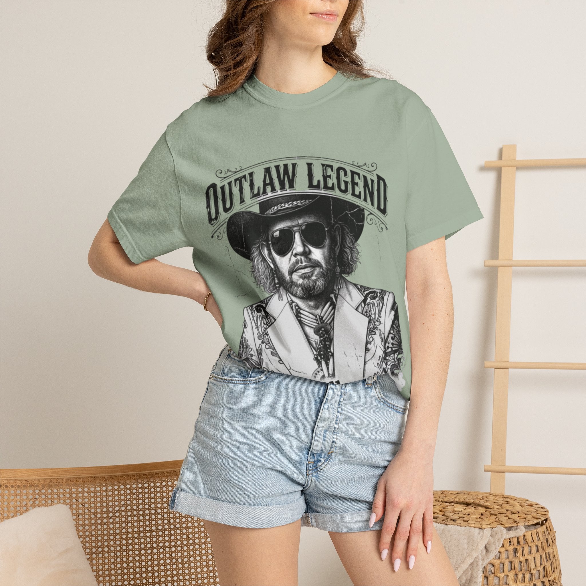 Outlaw Legend Tribute T-Shirt — David Allan Coe Memorial Graphic Tee