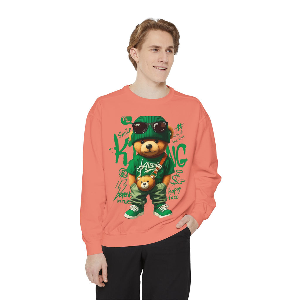 Bear Graphic Cotton Sweatshirt