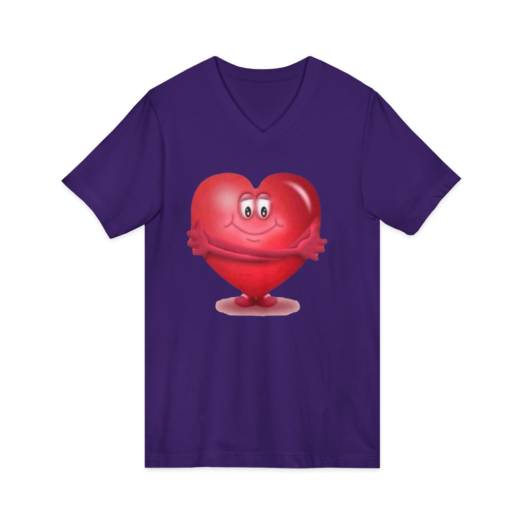 Unisex Jersey Short Sleeve V-Neck Tee
