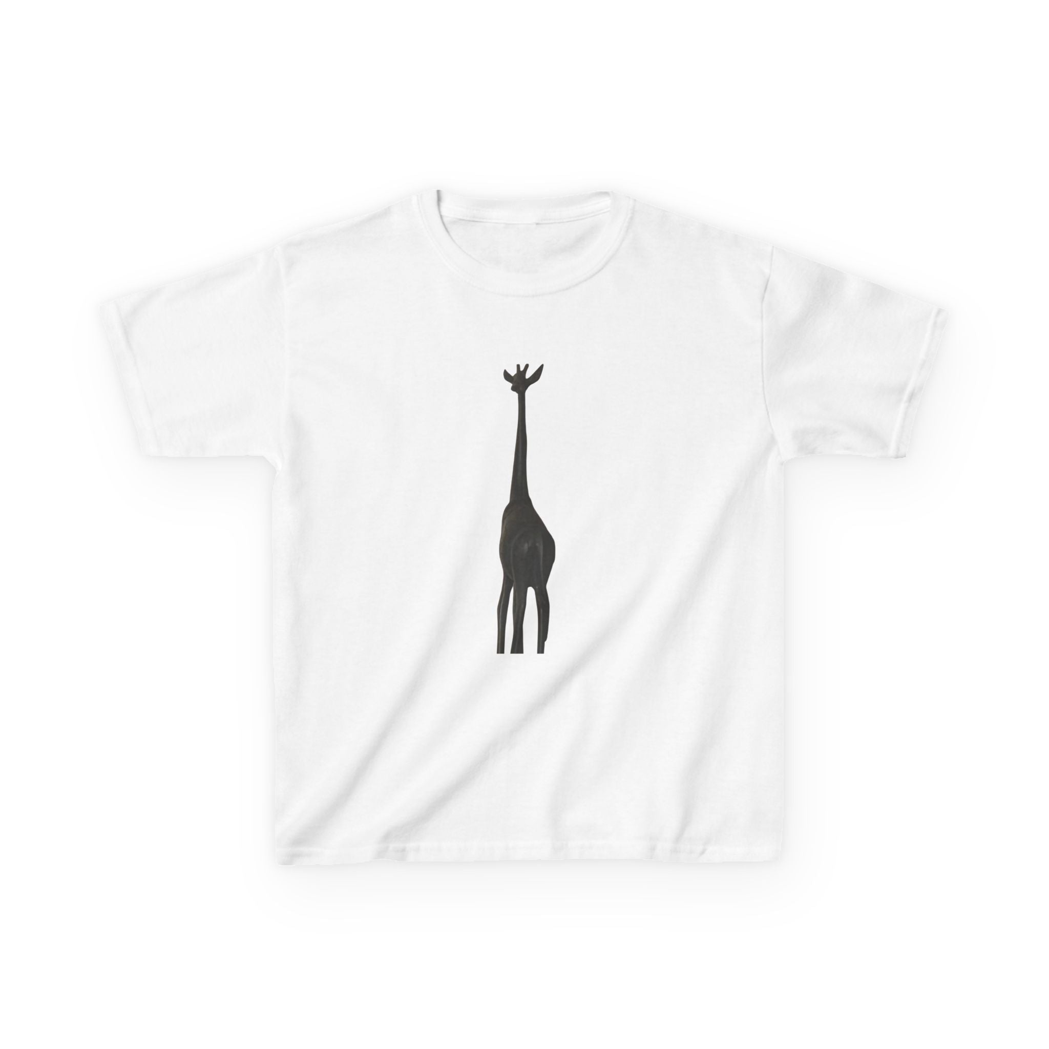 Kids Heavy Cotton Tee with crew neck, regular fit, soft cotton fabric and classic side-seam-free design