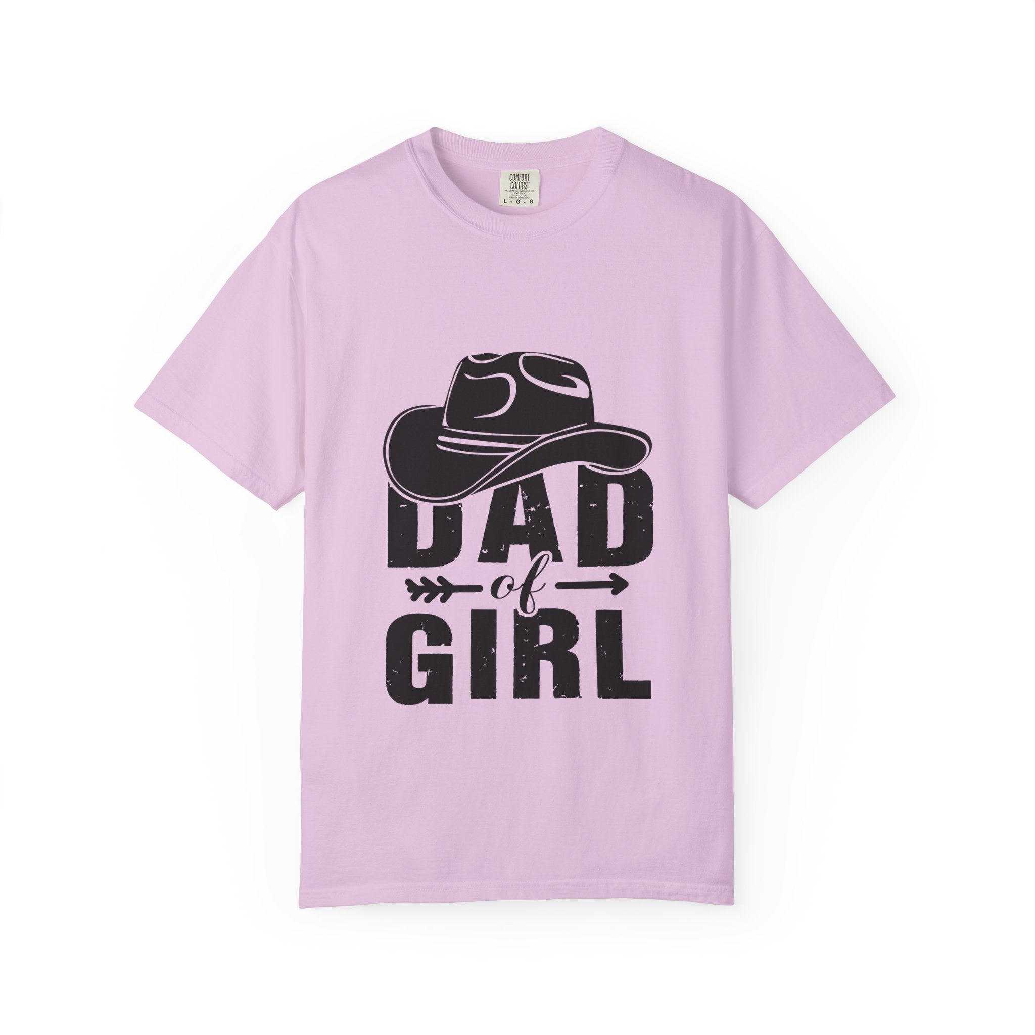 Dad of Girl T-Shirt — Cowboy Hat Father of Daughter Tee