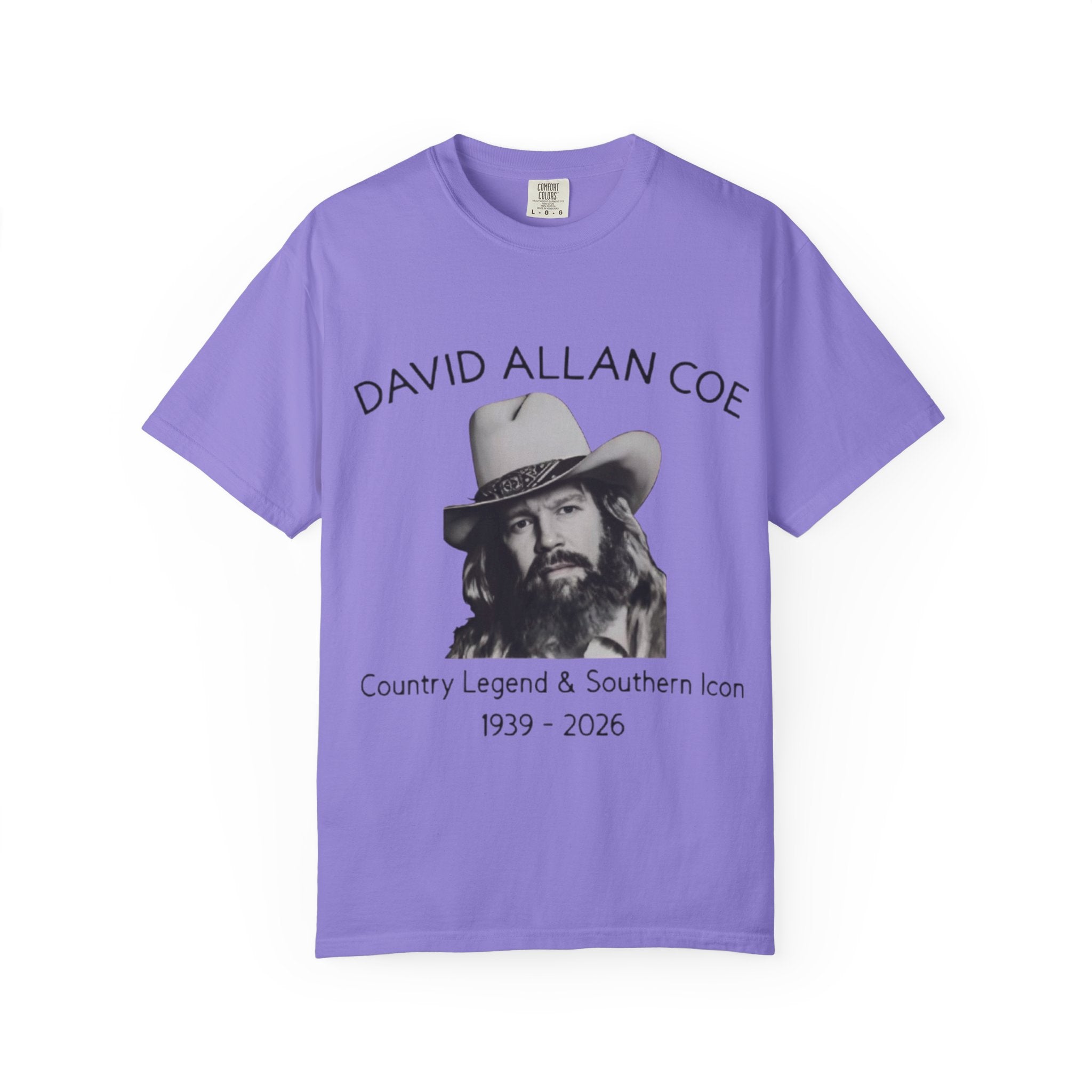 David Allan Coe Tribute T-Shirt – Country Legend Memorial