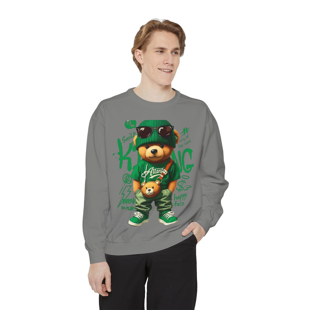 Bear Graphic Cotton Sweatshirt