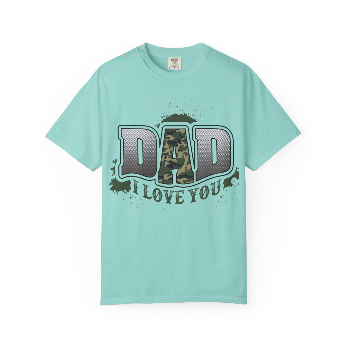 Dad I Love You Camo Graphic T-Shirt