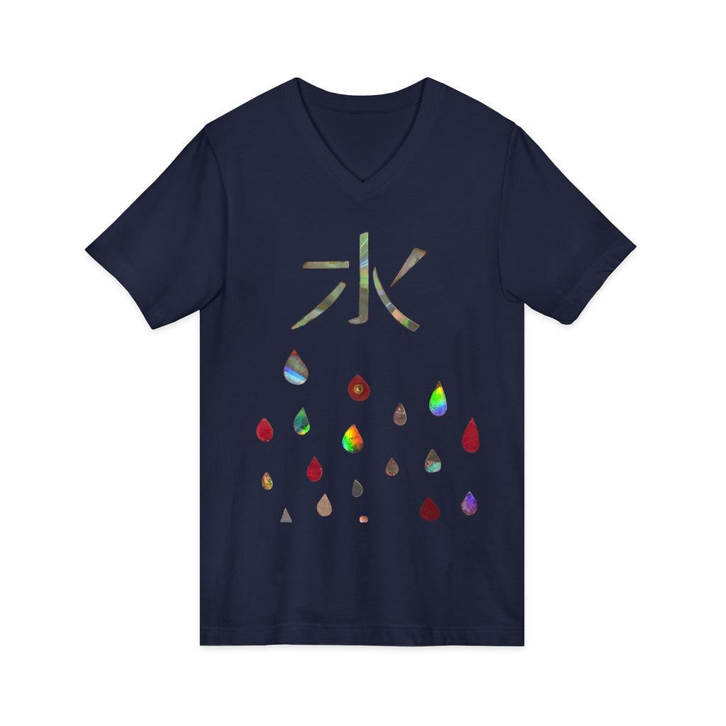 Unisex Jersey Short Sleeve V-Neck Tee