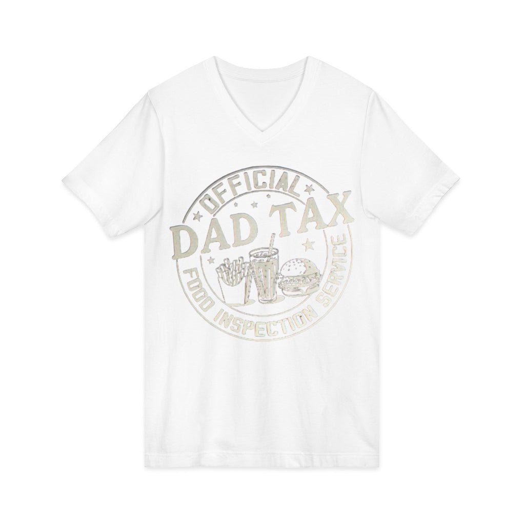 Dad Tax T‑Shirt — "Official Dad Tax Food Inspection Service" V‑Neck Tee