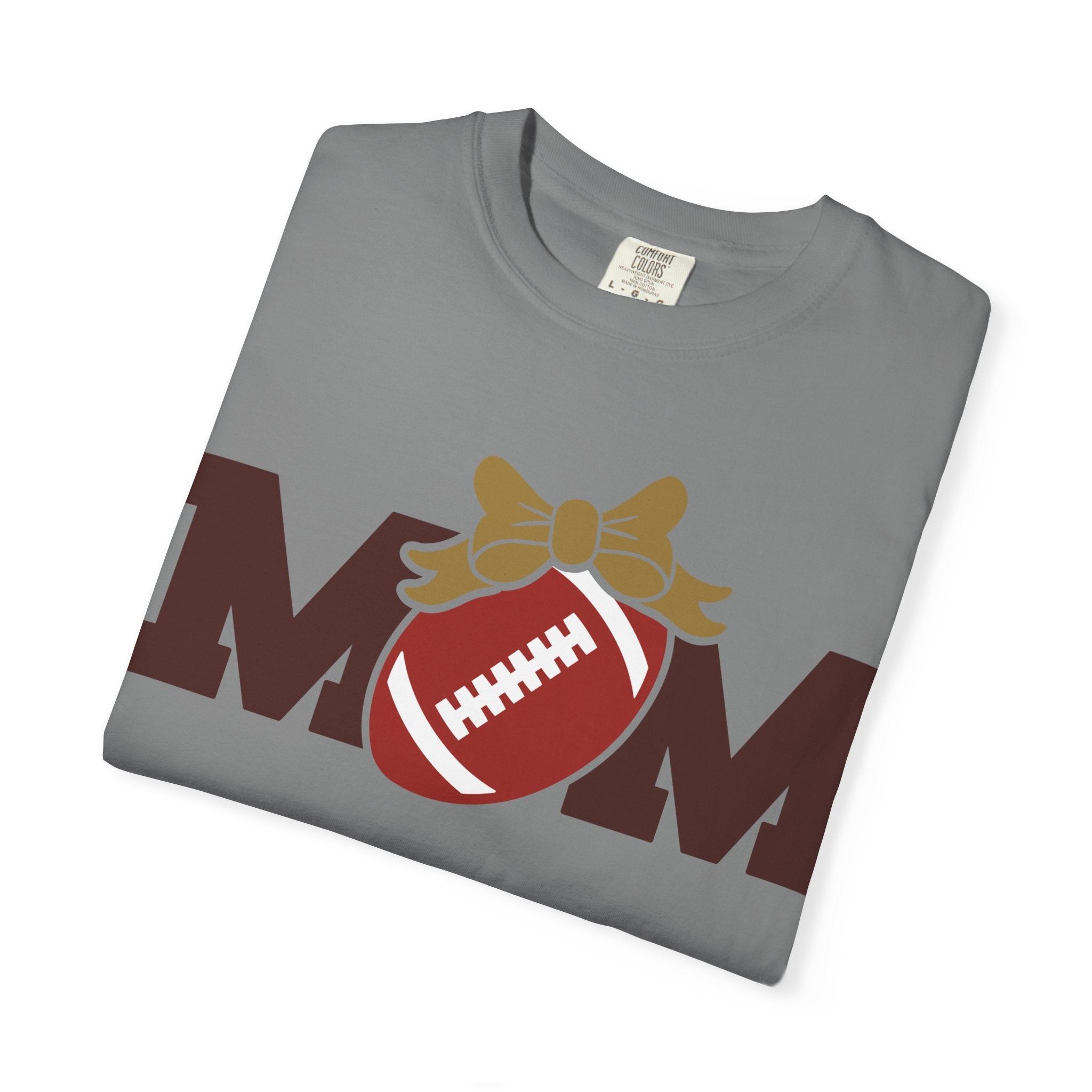 Garment-Dyed Football Mom Tee