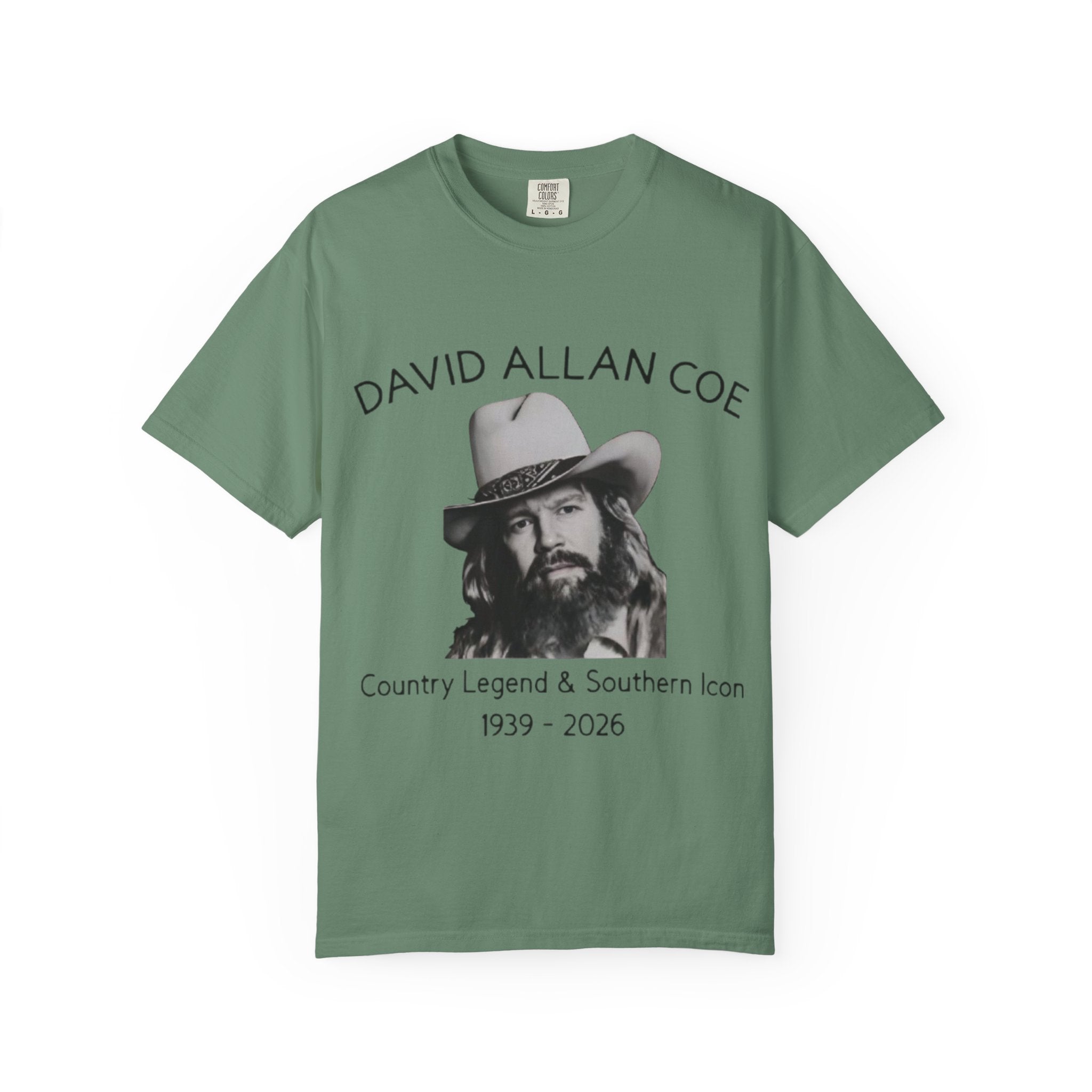 David Allan Coe Tribute T-Shirt – Vintage Cotton Memorial Tee