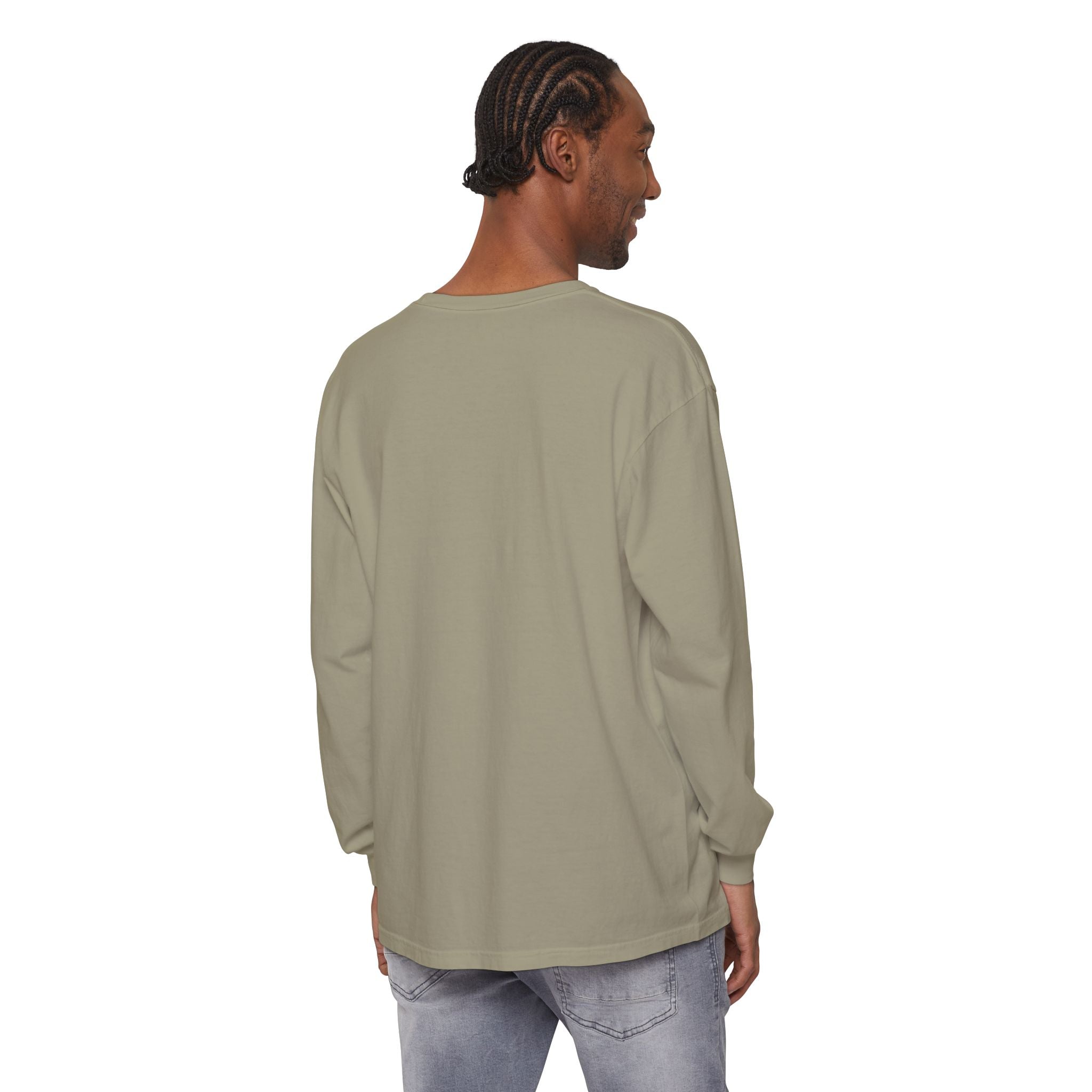 Garment-Dyed Cotton Long Sleeve