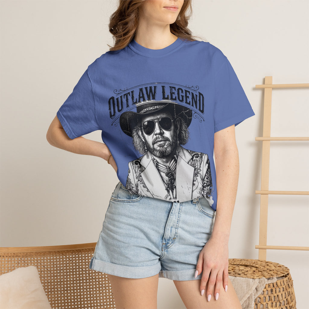 Outlaw Legend Tribute T-Shirt — David Allan Coe Memorial Graphic Tee