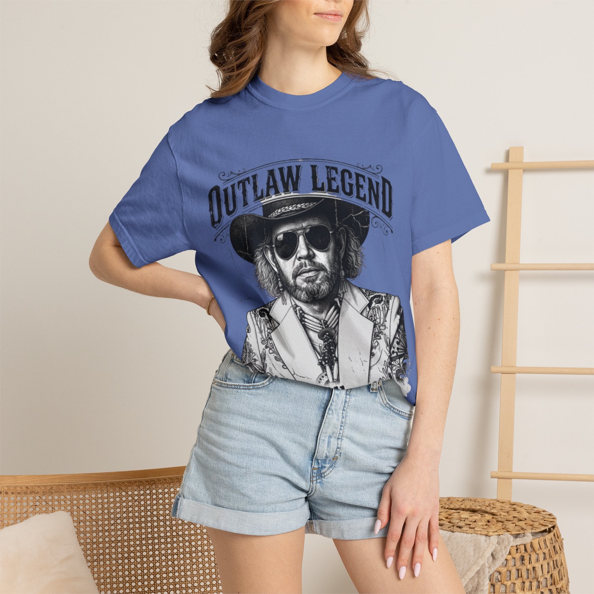 Outlaw Legend Tribute T-Shirt — David Allan Coe Memorial Graphic Tee