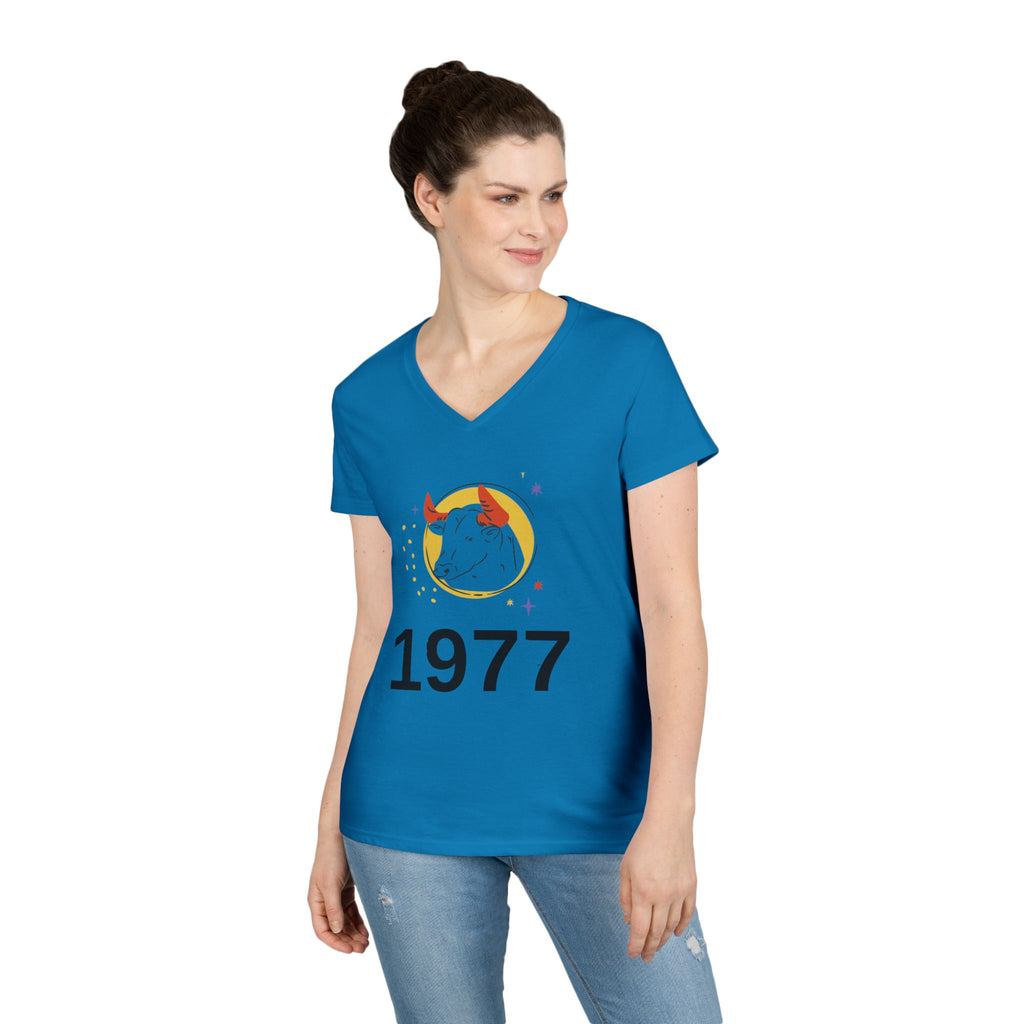1977 Taurus Cotton V-Neck