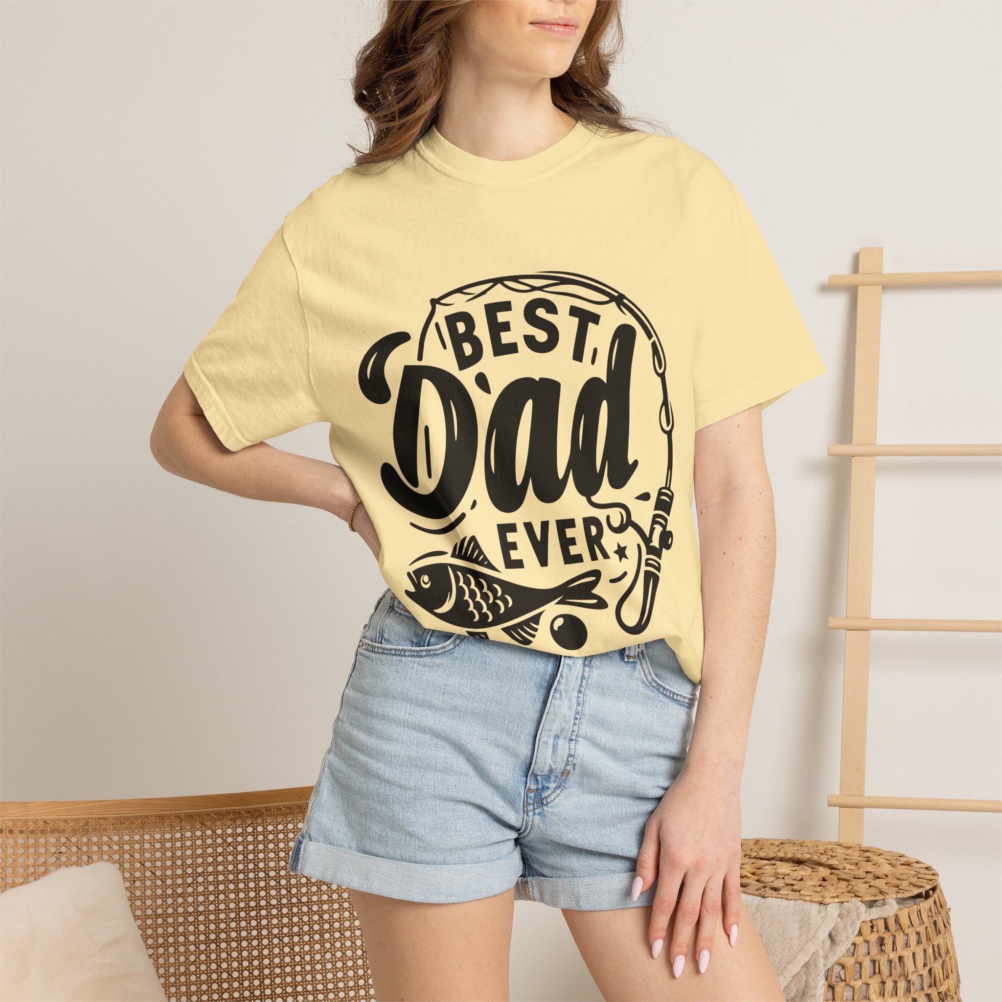 Best Dad Ever Fishing T-Shirt — Father’s Day Gift Tee