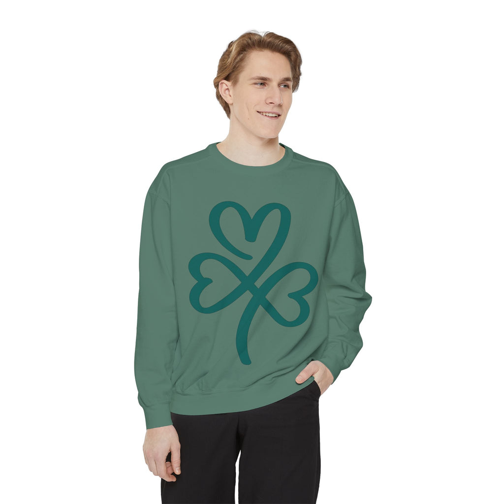 Heart Clover Cotton Sweatshirt