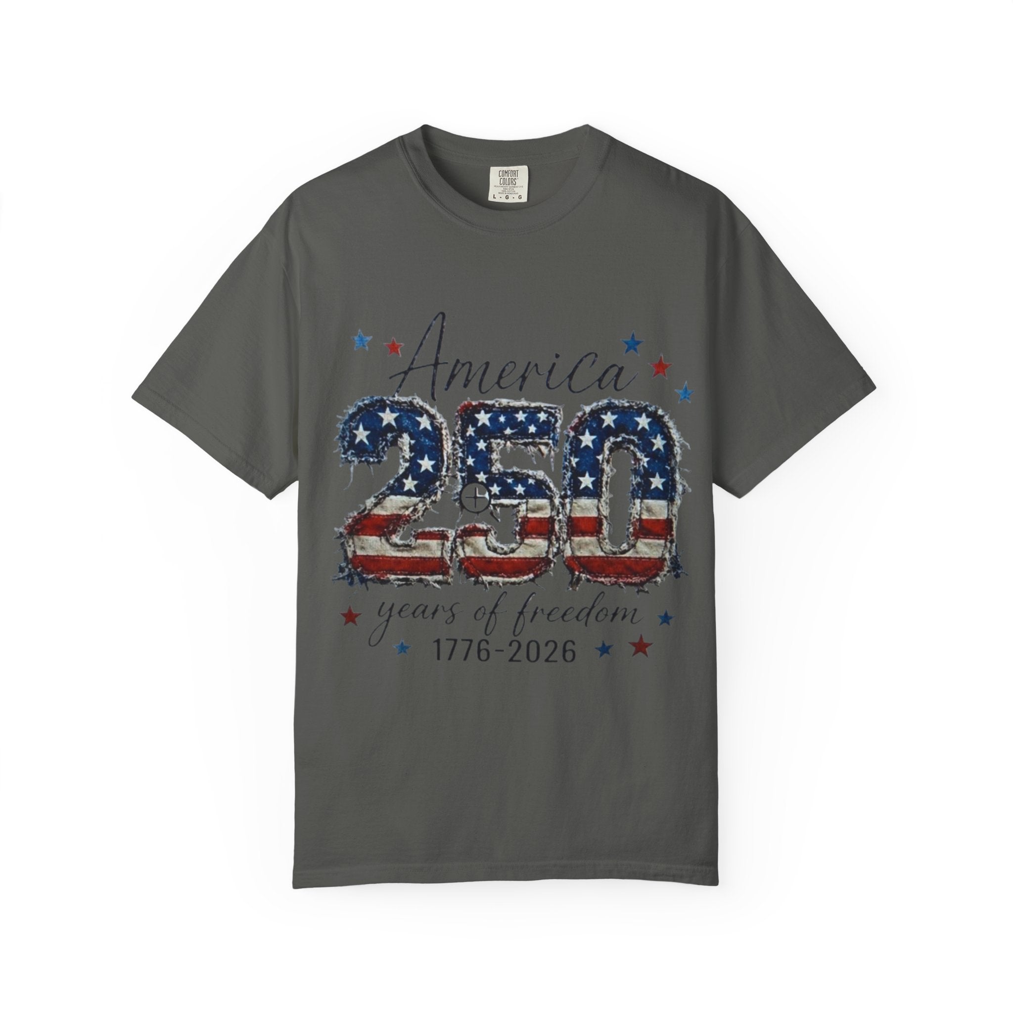 America 250 T-Shirt — 1776–2026 Stars & Stripes Patriotic Tee
