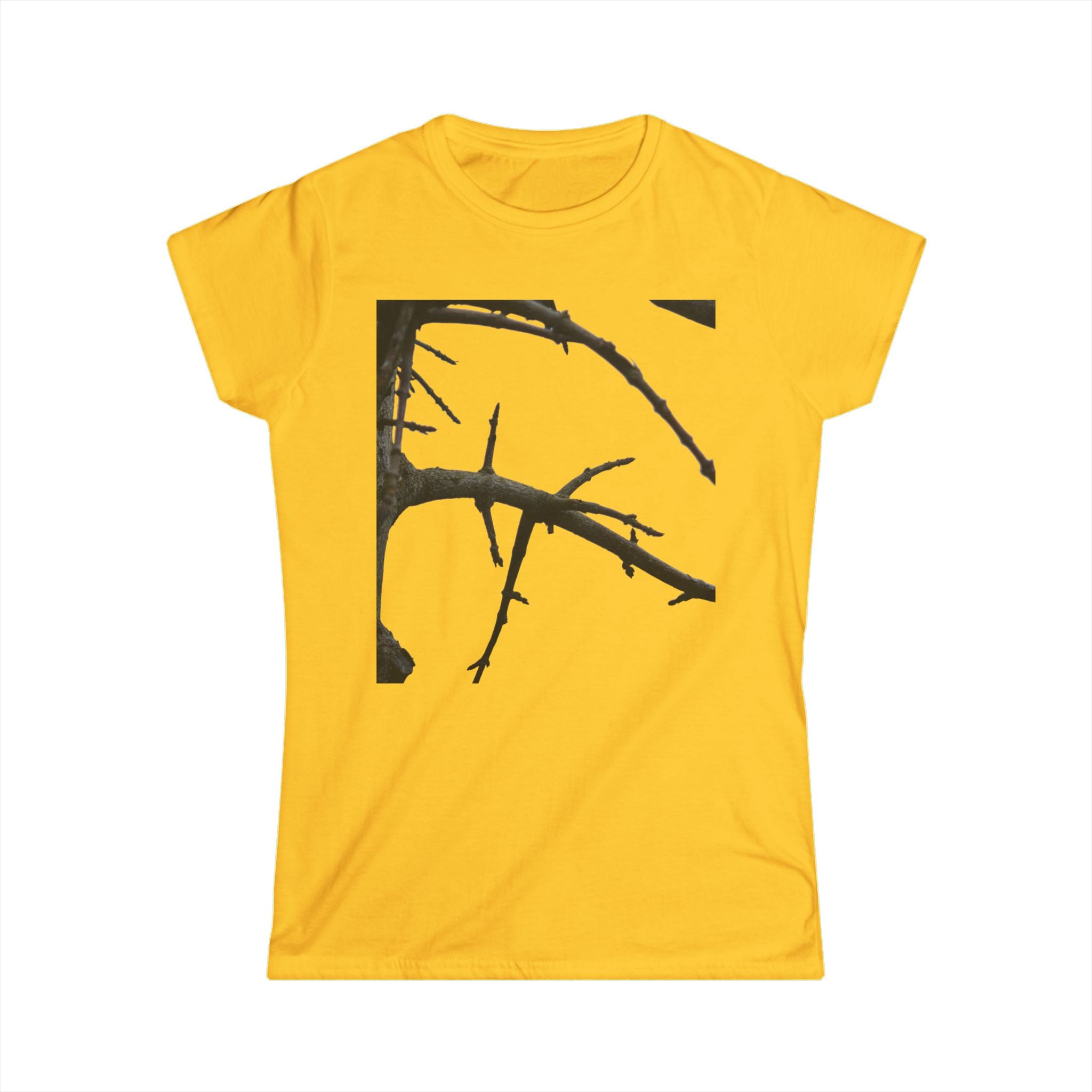 Soft Cotton Thorn Branch Tee