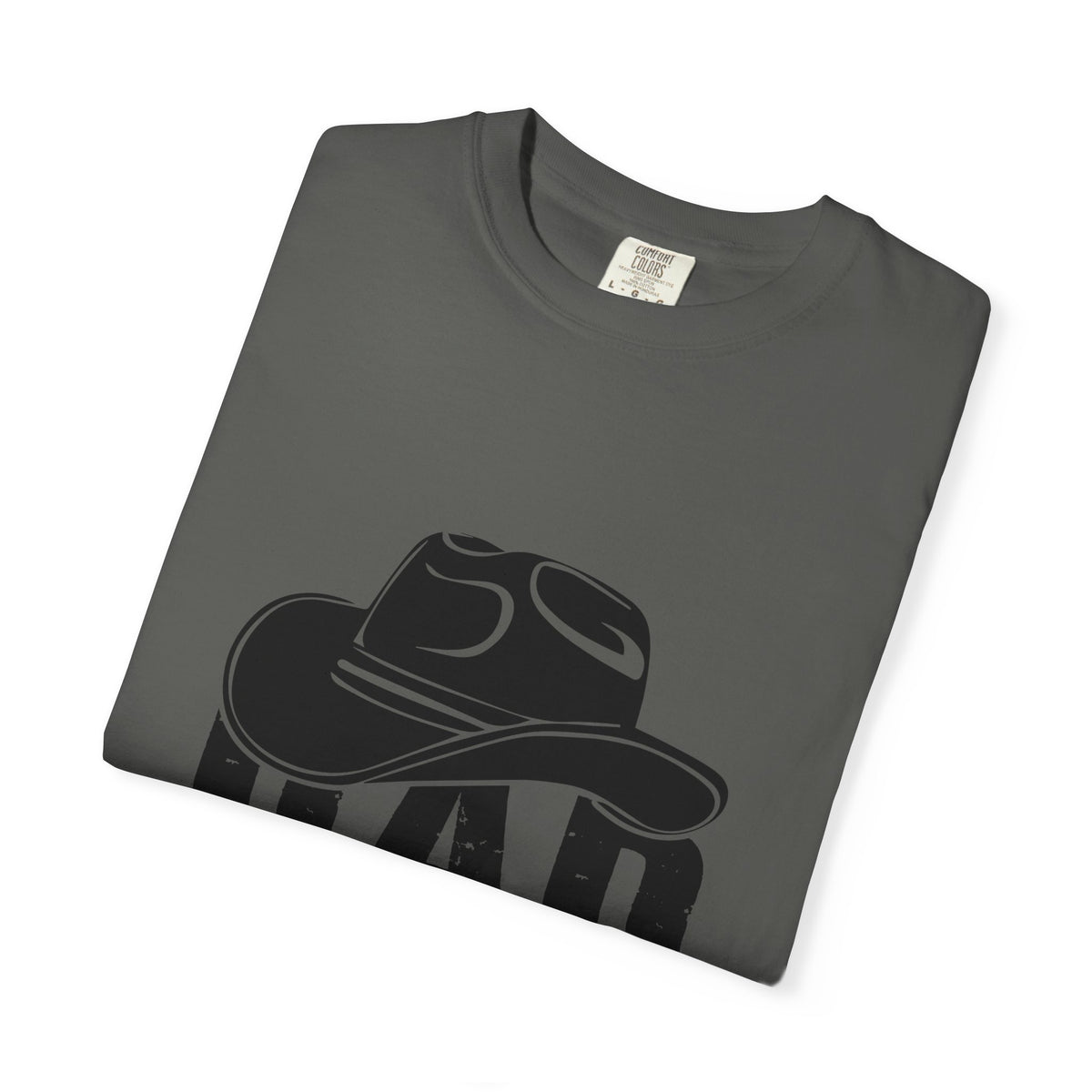 Dad of Girl T-Shirt — Cowboy Hat Father of Daughter Tee