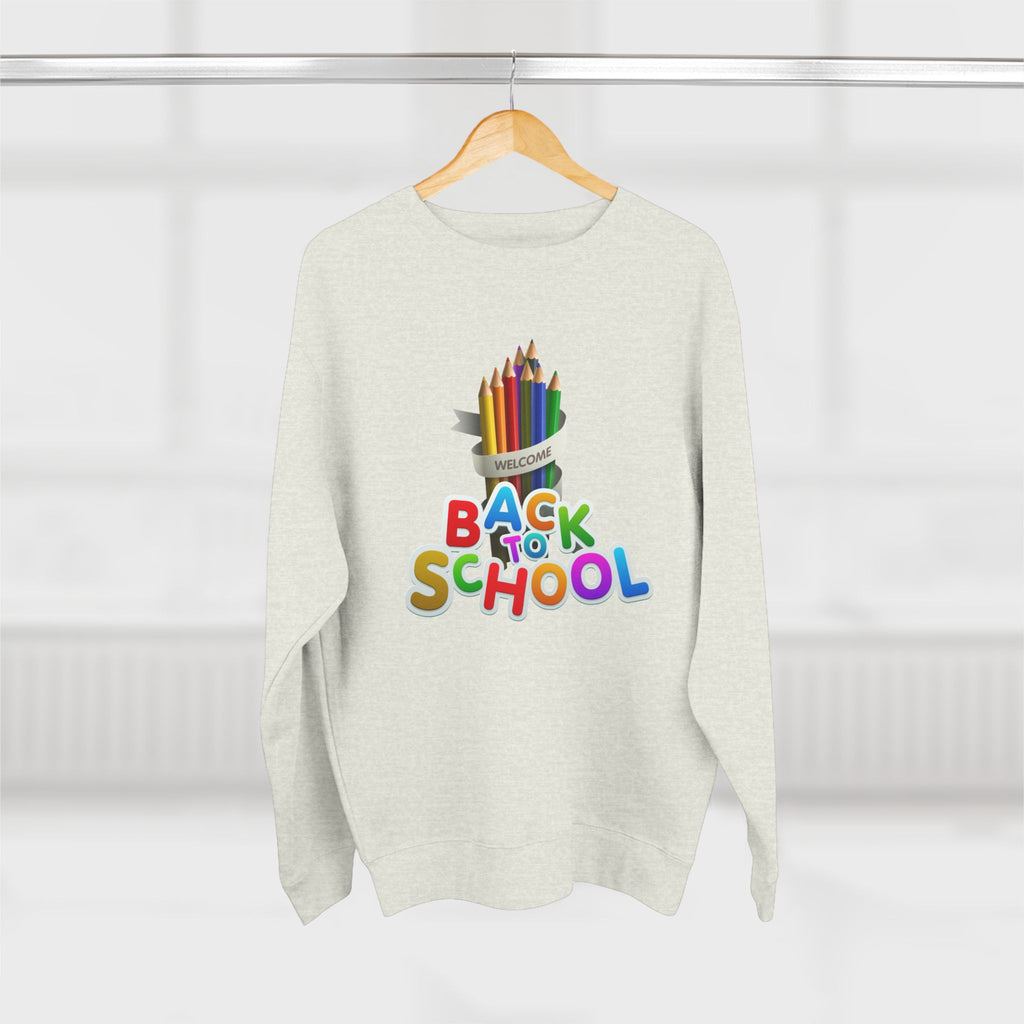 Okula Dönüş Sweatshirt'ü — Renkli Kalem Tasarımı