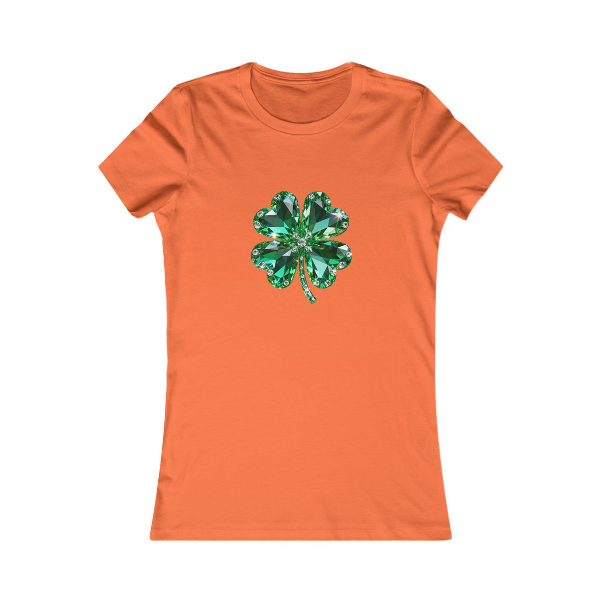 Women's T‑Shirt — Green Shamrock Clover Graphic St. Patrick's Day Tee