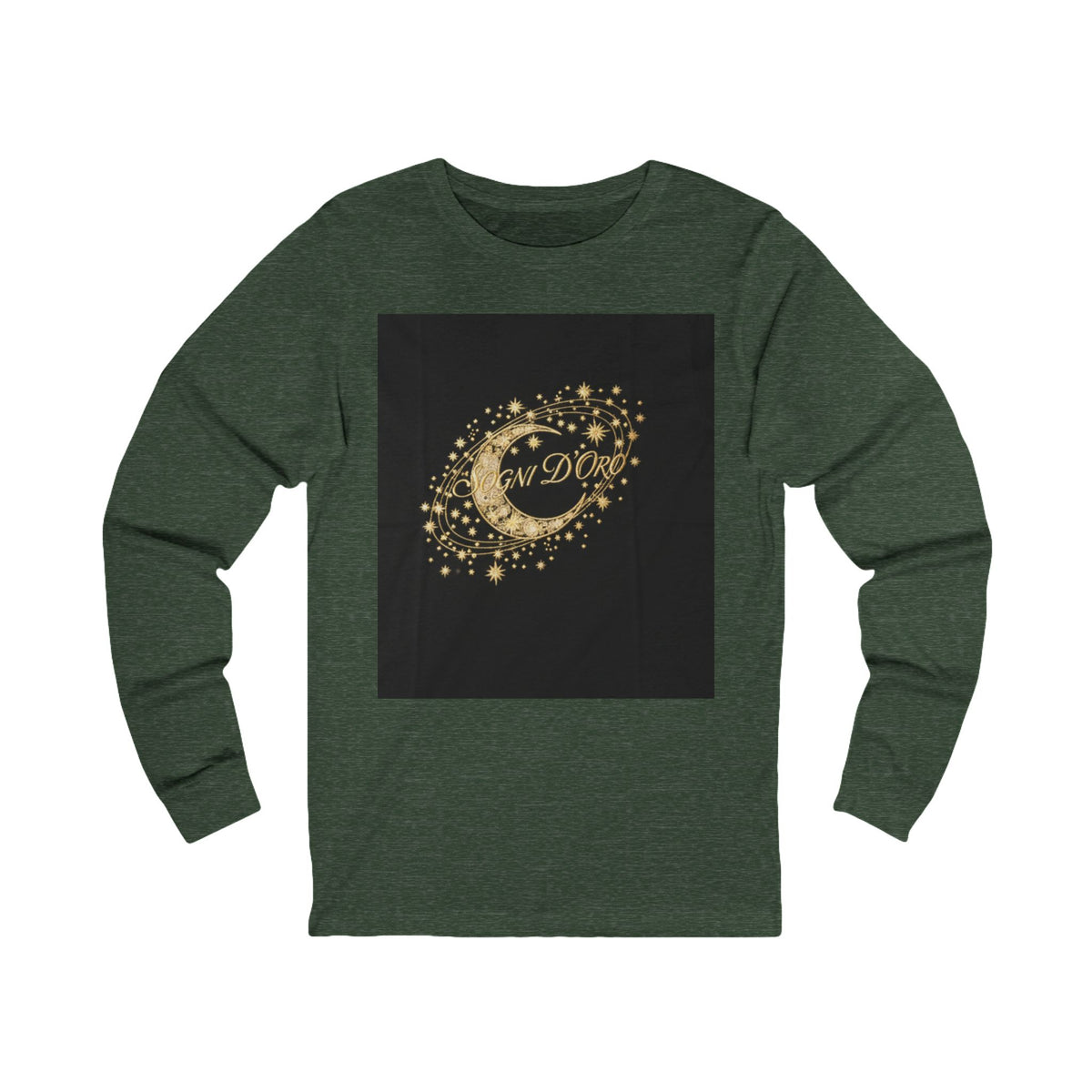 Turkish Text Long Sleeve Tee — "Ruya Gibi" Cotton Quality