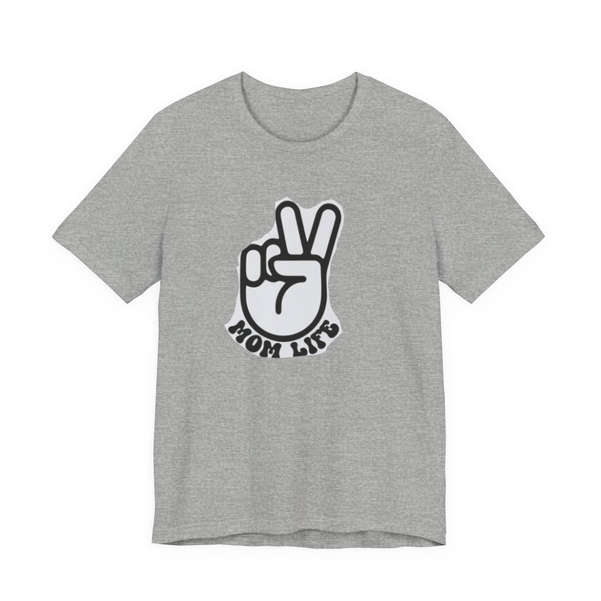 Mom Life Peace Sign T-Shirt
