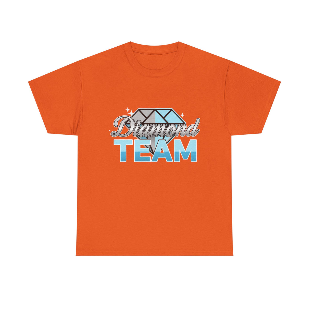 Diamond Team T-Shirt — Blue Gem Graphic Tee