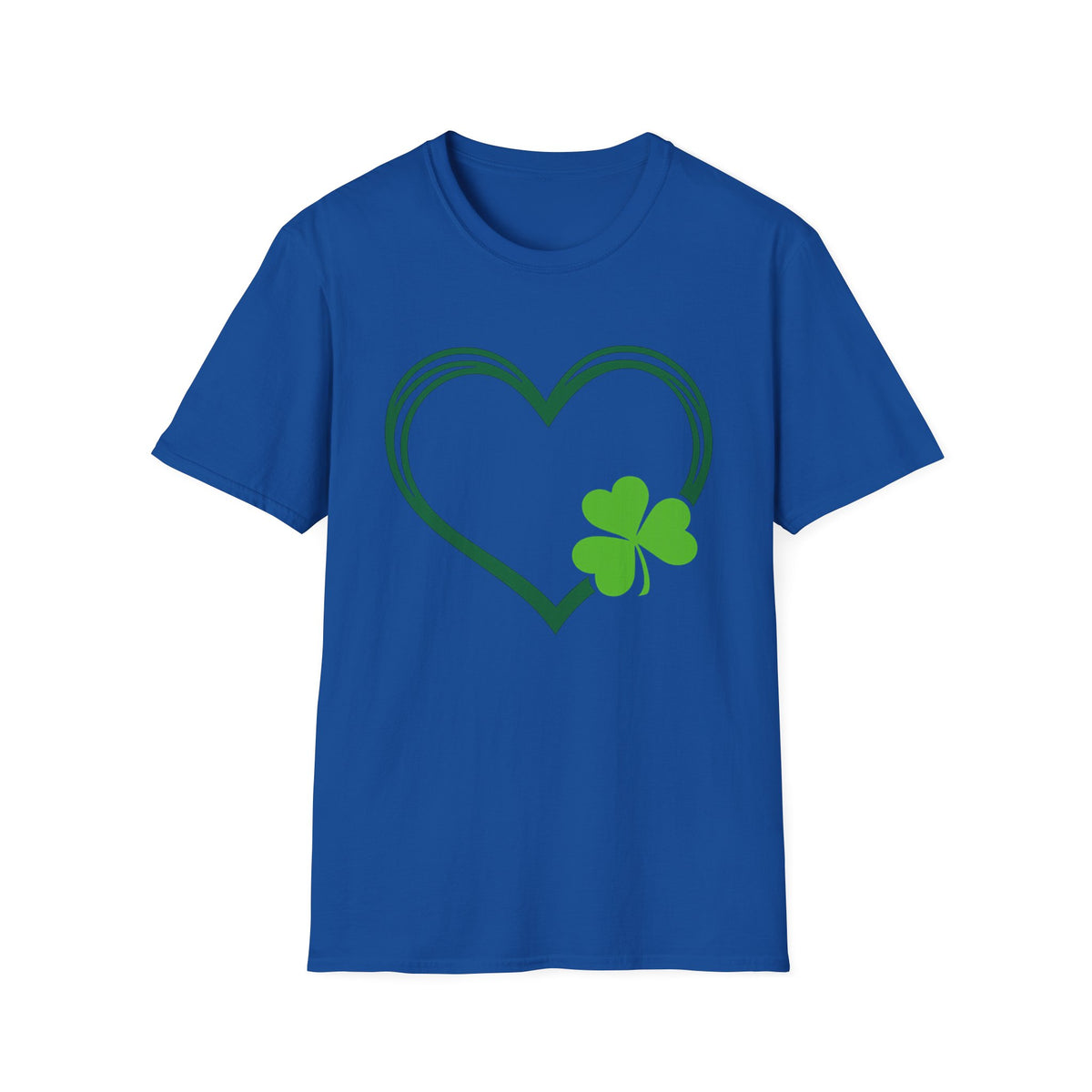 Shamrock Heart T-Shirt — St. Patrick's Day Lucky Clover Tee