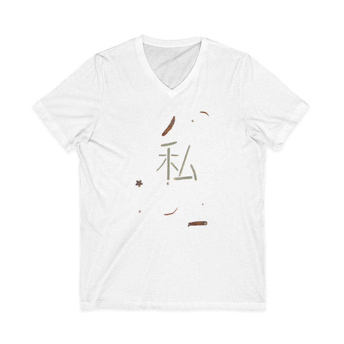 Unisex Jersey Short Sleeve V-Neck Tee