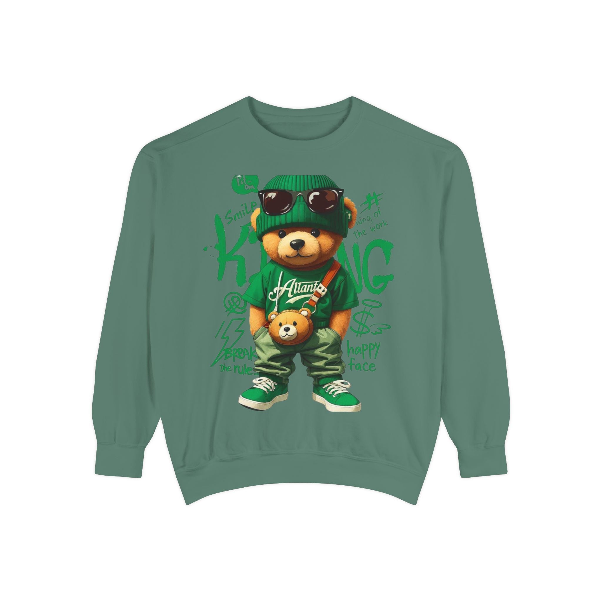 Bear Graphic Cotton Sweatshirt