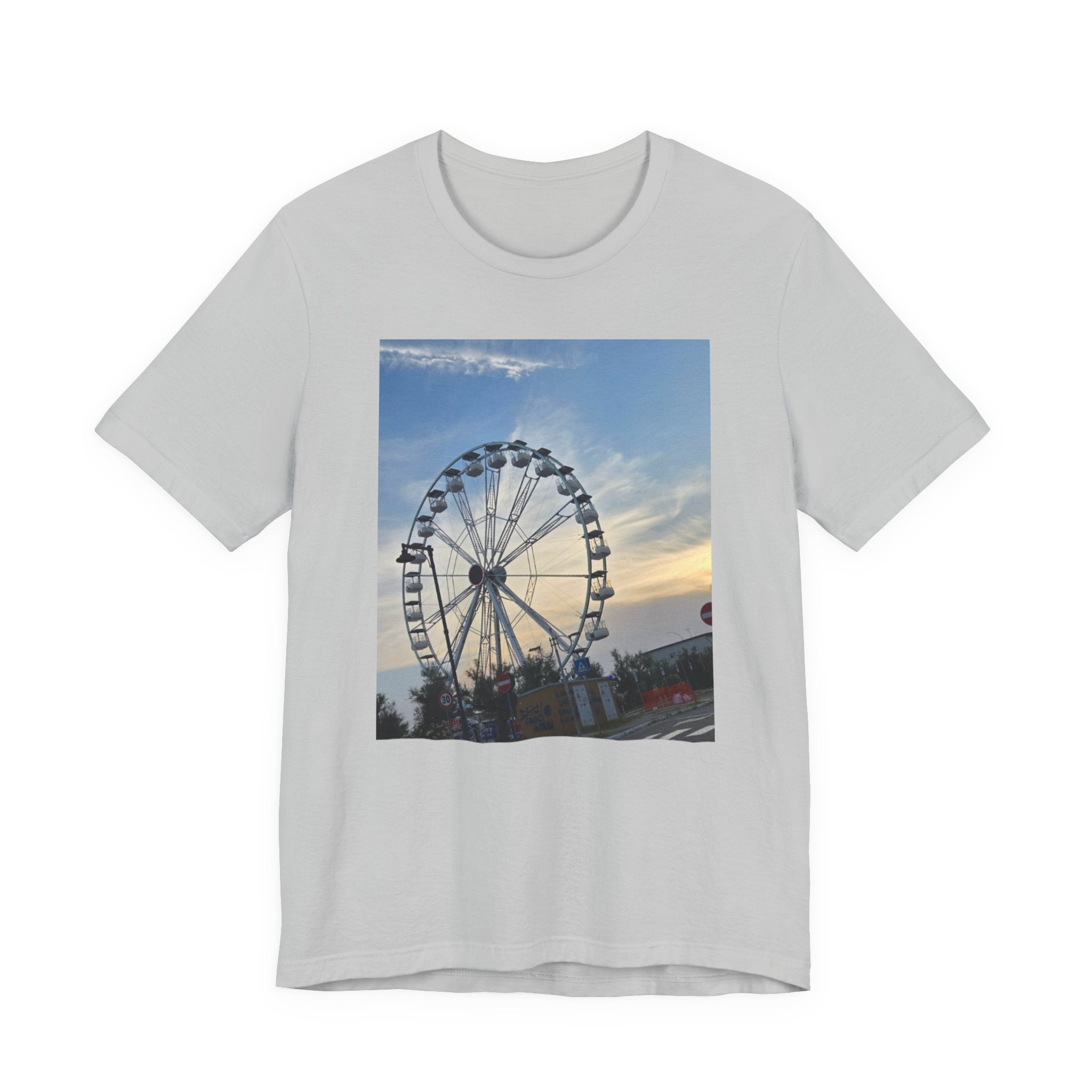 Ferris Wheel Sunset T-Shirt — Carnival Photo Tee