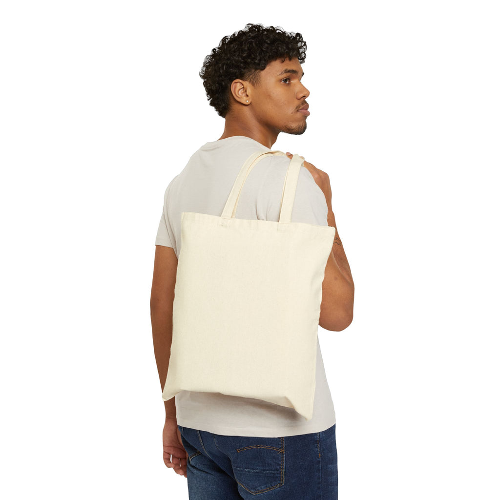 Sunset Pier Canvas Tote Bag — Coastal Beach Scene Reusable Tote