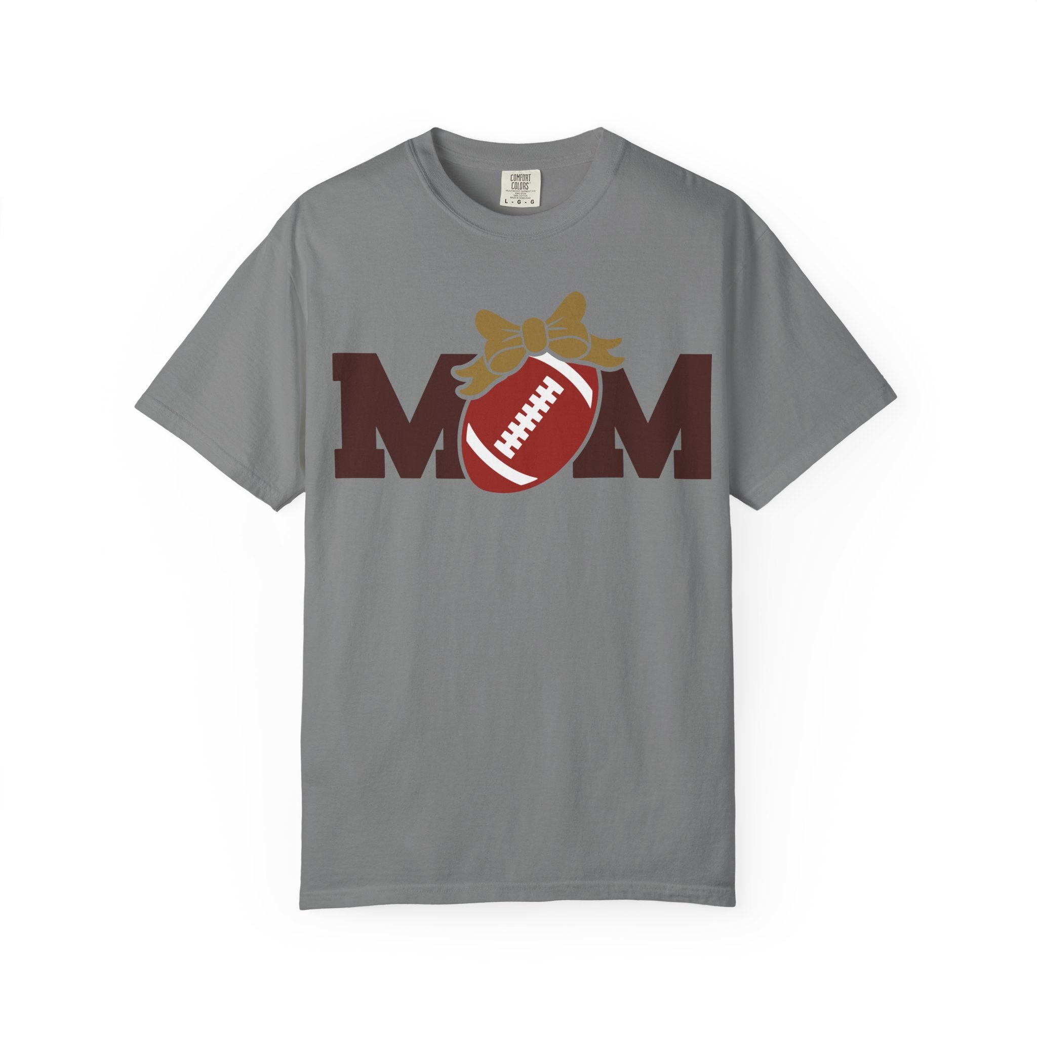 Garment-Dyed Football Mom Tee