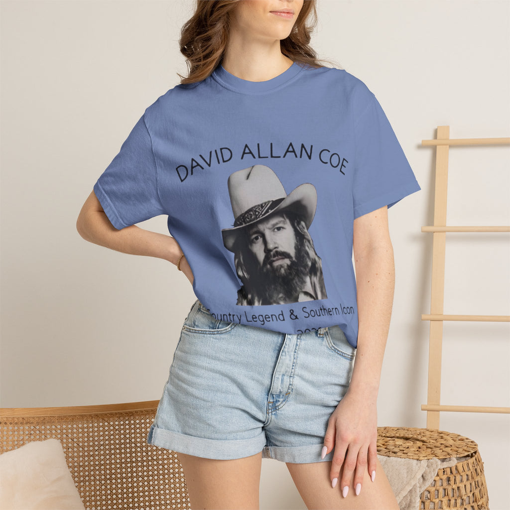 David Allan Coe Tribute T-Shirt – Country Legend Memorial
