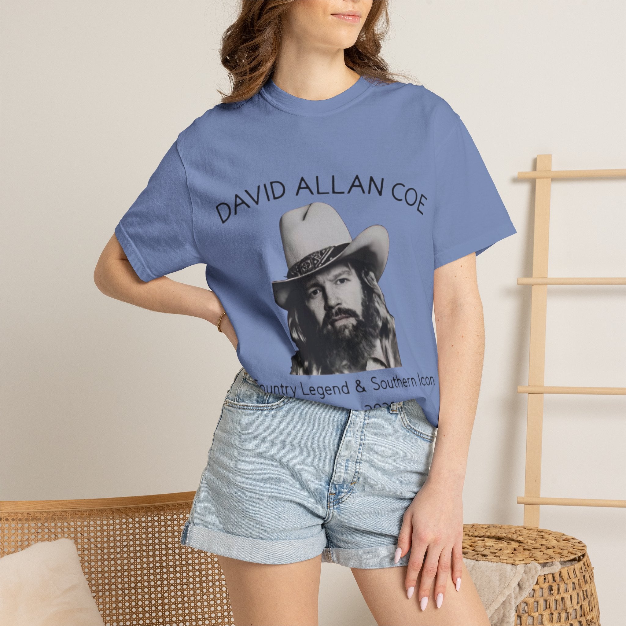 David Allan Coe Tribute T-Shirt – Country Legend Memorial