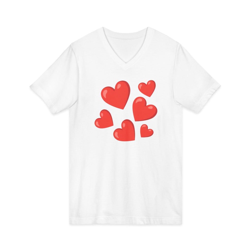 Unisex Jersey Short Sleeve V-Neck Tee
