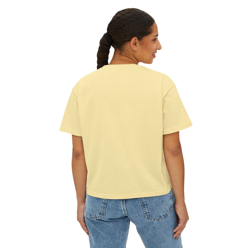 Cat Mom Boxy Cotton Tee