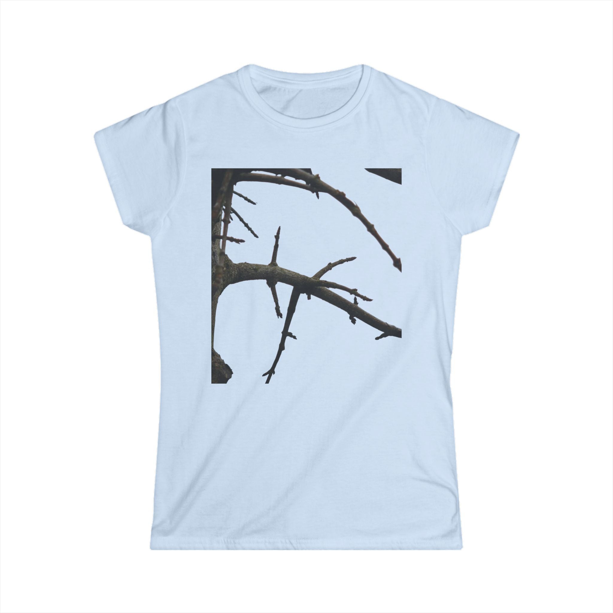 Soft Cotton Thorn Branch Tee