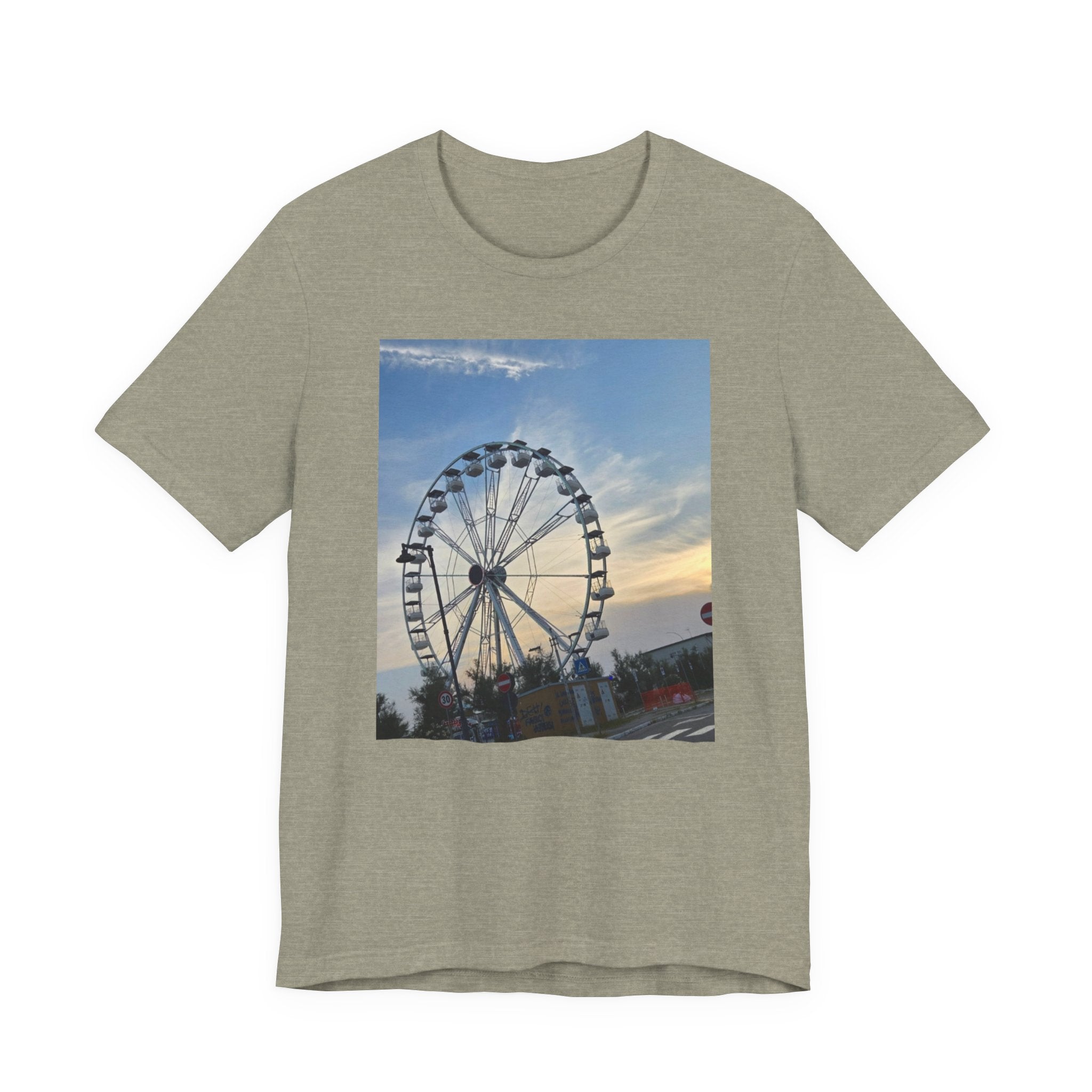 Ferris Wheel Sunset T-Shirt — Carnival Photo Tee