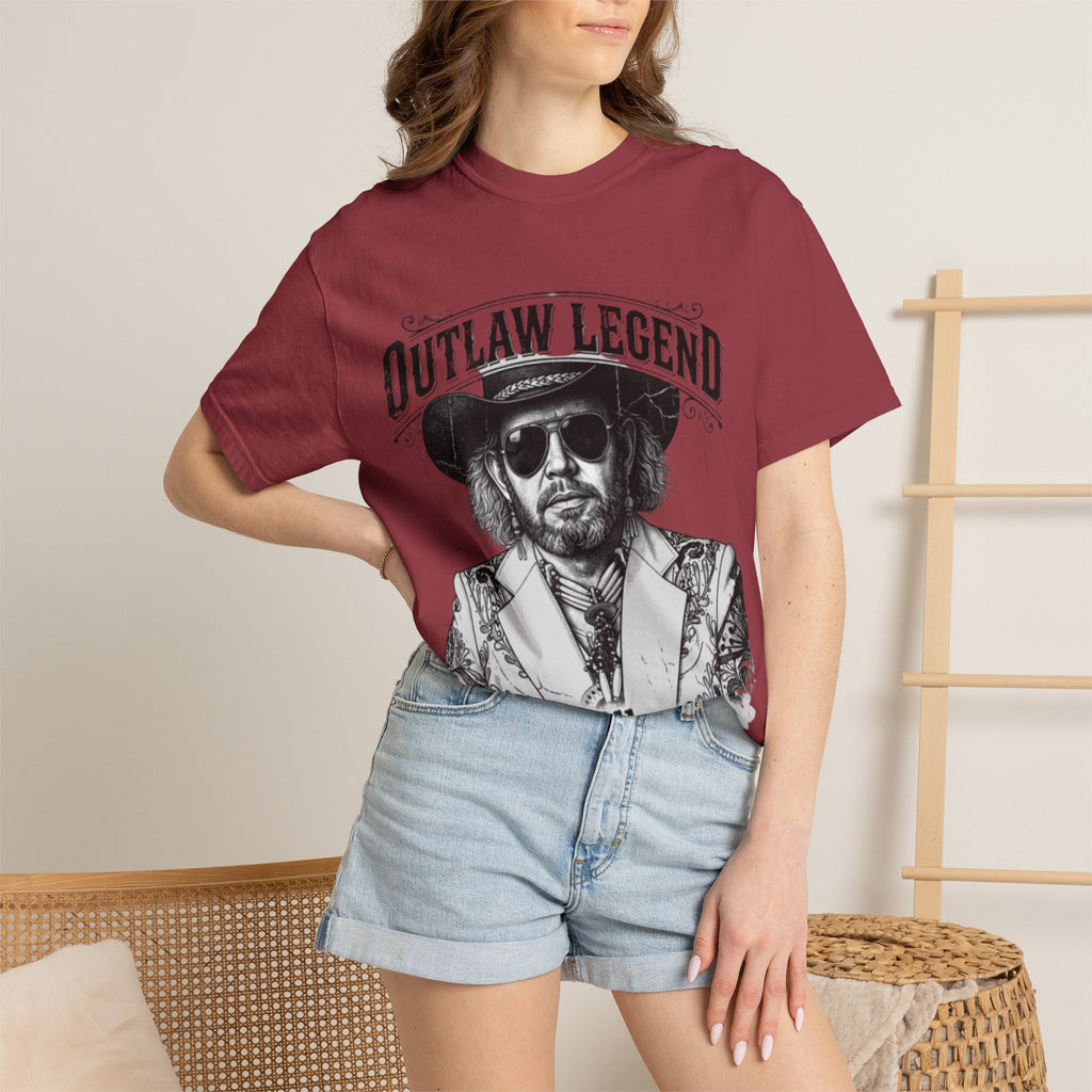 Outlaw Legend Tribute T-Shirt — David Allan Coe Memorial Graphic Tee