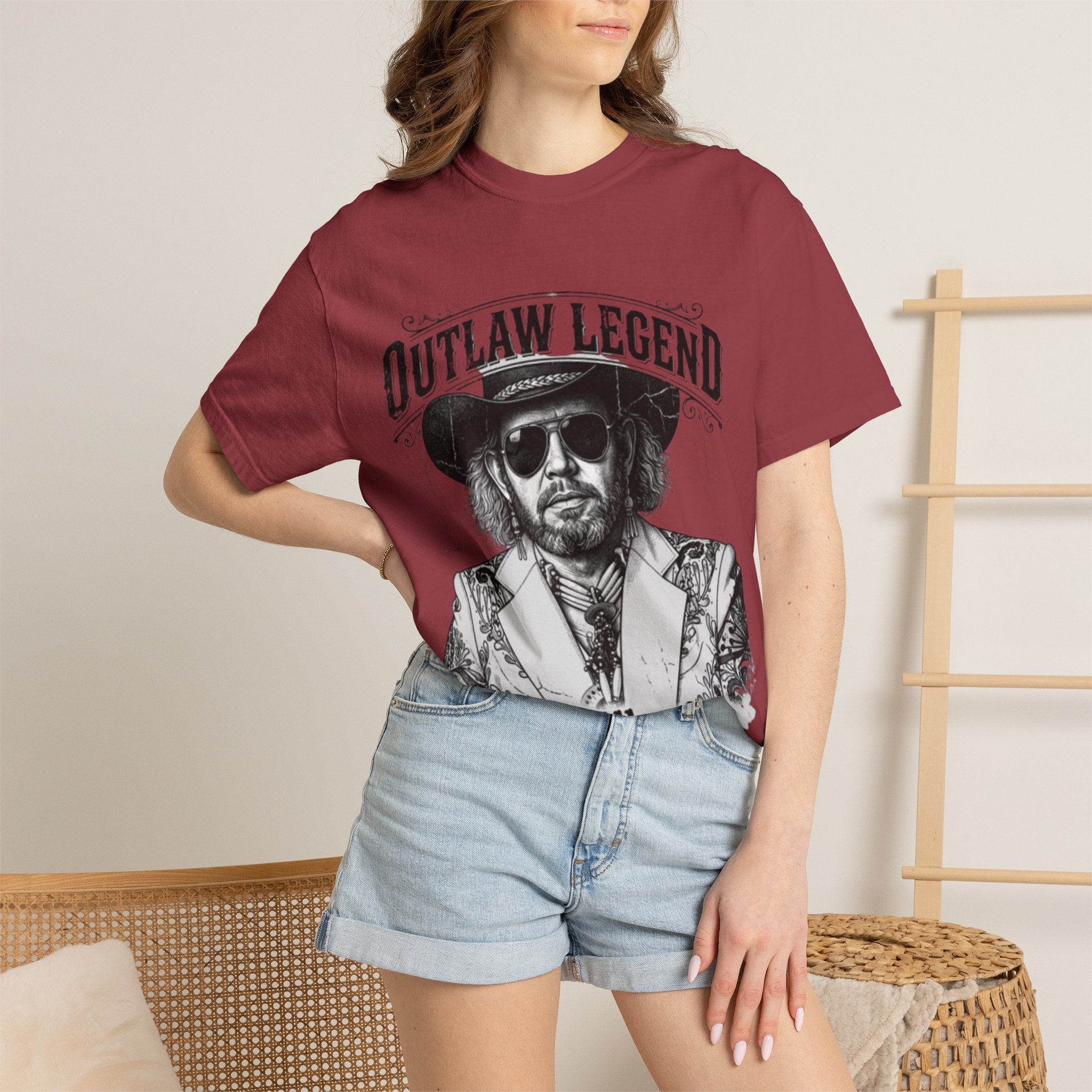Outlaw Legend Tribute T-Shirt — David Allan Coe Memorial Graphic Tee