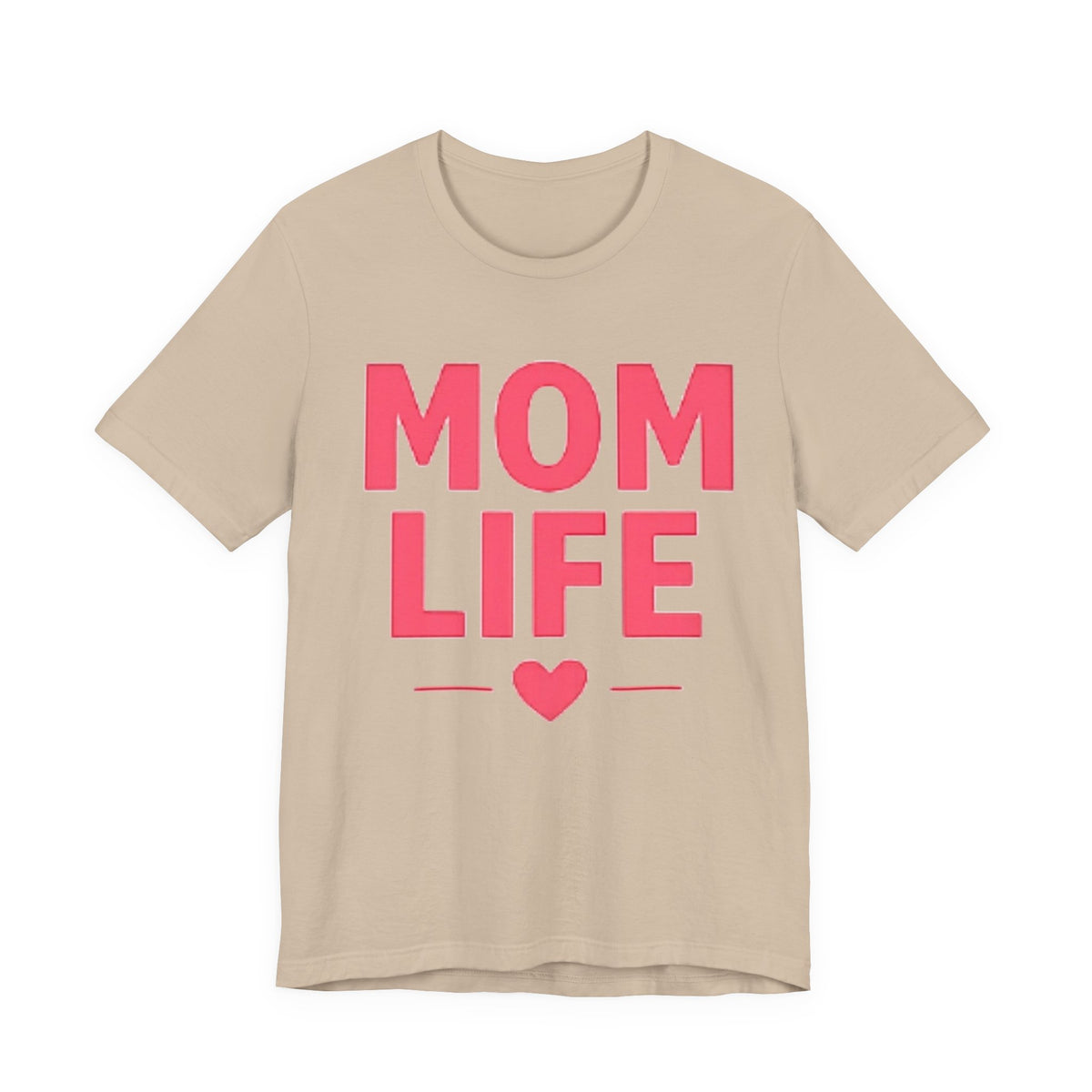 Mom Life T-Shirt — Pink Heart Mother's Day Tee for Moms
